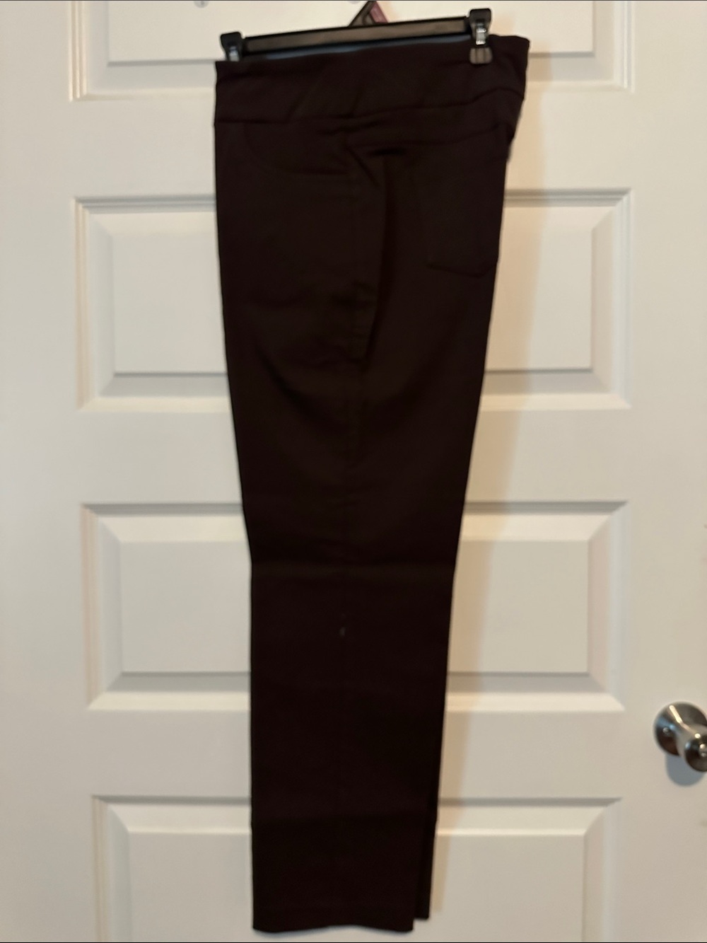 Ruby Rd. Dark Brown Straight-Leg Women's Pants